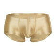 thumbnail image 3 of Men's Underwear Breathable Sheer Shiny Low Rise Briefs for Daily Comfort and All-Season Wear, 3 of 3