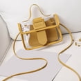 thumbnail image 2 of RXIRUCGD Clear Purses For Women PVC Messenger Handbag Transparent Crossbody Purse Bag For Concert Sports Events and Amusement, 2 of 6