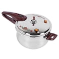 thumbnail image 1 of Pressure Cooker, 80KPA Stainless Steel Multifunctional Multiple Security Guard with Ergonomic Handle with Safety Valve   Fast Cooking Pot Stovetop Pressure Cooker for Home, 1 of 7