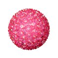 thumbnail image 2 of Novelty Lights LED 7.5in 100 Light Starlight Sphere, Pink, Large Ornament Ball Light, 5ft Hanging Cord with S Hook, 12ft Power Cord with Stackable Plug, Commercial Grade, 2 of 8