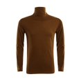 thumbnail image 3 of Pull Col Montant en Coton pour Hommes Gris Clair 3TG, 3 of 5