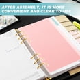 thumbnail image 3 of KAKOWELY aesthetic dividers 6 Sheets Of Binder Dividers Index Dividers Notepad Binder Dividers Notepad Divider Loose Leaf Notebook Index Dividers Page Dividers Notepad Dividers (A6), 3 of 5