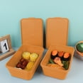 thumbnail image 1 of Boîte à Lunch Portable, Contenant de Rangement pour Aliments avec Couvercle, Contenant de Préparation des Aliments Étanche, Réutilisable et Compatible Lave-Vaisselle, pour la Maison, le Bureau, l'École et les Pique-Niques, Matériau ABS, 1 of 7