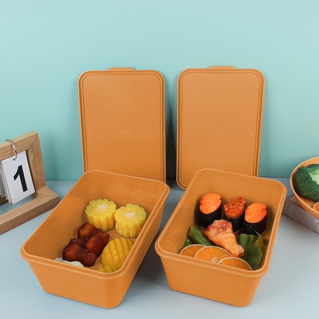 Boîte à Lunch Portable, Contenant de Rangement pour Aliments avec Couvercle, Contenant de Préparation des Aliments Étanche, Réutilisable et Compatible Lave-Vaisselle, pour la Maison, le Bureau, l'École et les Pique-Niques, Matériau ABS