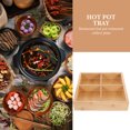 thumbnail image 3 of Hot Pot Food Plate Compartmented Food Container Vegetable Tray Fruit Dish, 3 of 8