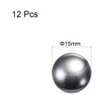 thumbnail image 2 of Unique Bargains Billes de Précision Diamètre 15 mm G200 Acier Inoxydable 201 pour Roulements Lot de 12, 2 of 5