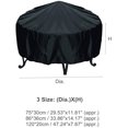 thumbnail image 3 of Hood Cover for Round Terrace Chimney Covers (L 120x20cm), 3 of 5