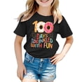thumbnail image 1 of TZEWGL Tops For Toddler Graphic Print Round Neck Loose Short Sleeve Top For Newborns size 6-7T, 1 of 4