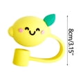 thumbnail image 2 of Apmemiss Clearance Reusable Silicone Straw Tips Cover for 6 To 8 mm Straws, Portable Cute Straw Caps Covers Creative Straw Plug Drinking Dust Cap for Home Kitchen Accessories, 2 of 3