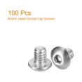 thumbnail image 3 of Unique Bargains #8-32x1/4' Button Head Socket Cap Screws, 100 Pack 304 Stainless Steel Screws, 3 of 4
