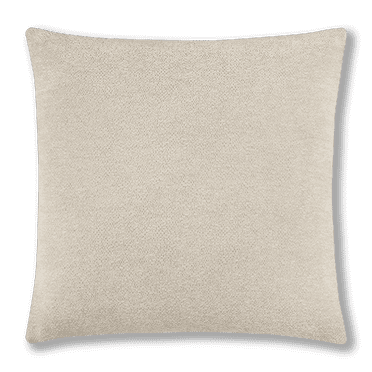 Bouclair Beige Ansley Decorative Pillow 20x20 in (51x51 cm)