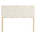 thumbnail image 3 of Modway Queen Sparta Weave Vegan Leather Headboard, Beige, 3 of 8