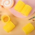 thumbnail image 1 of Graflsoa 10-Pack 44mm Yellow Hair Curlers Set for All Hair Types, Easy-to-Use & Hair-Friendly Styling Tools (Model 2#), 1 of 6