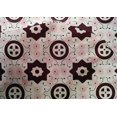 thumbnail image 4 of oneOone Cotton Silk Wine Fabric Geometric Block Craft Projects Decor Fabric Printed By The Yard 42 Inch Wide, 4 of 4