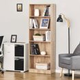 thumbnail image 2 of HOMCOM 5-Tier Bookcase Display Unit Storage Cabinet Adjustable Shelf, 2 of 10