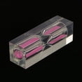 thumbnail image 2 of jifeng Acrylic Clear 3 Minute Hourglass Hourglass Kitchen Hourglass Timer Gift Colorful Pink, 2 of 6