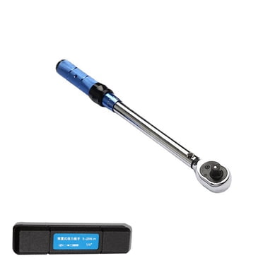 3/8 inch drive 10~60Nm preset adjustable car repair torque wrench chrome vanadium steel high precision torque wrench suitable for home bicycle car repair, with storage box