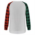 thumbnail image 5 of Nouveaux Hauts pour Femmes 2023 Mode Col Rond Manches Longues T-Shirt Grande Taille Automne Imprimé Blouse Ample Hauts Chemise Manches Longues pour Femmes, 5 of 5
