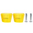 thumbnail image 1 of 2Pcs Roller Inline Skates Roller Brakes Block Toe Stoppers Parts Yellow, 1 of 8