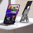 thumbnail image 3 of TUTT Rallonge d'Écran d'Ordinateur Portable 16 Pouces avec Support, Ratio 16:10, USB-C/HDMI + Haut-Parleur / Moniteur Portable à Multiples Positions / Recharge Inversée, Prêt à l'Emploi pour Mac/OS/Wins/Chrome/Dex N2, 3 of 11