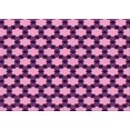thumbnail image 1 of Ahgly Company Tapis Rectangulaire d'Intérieur Lavable en Machine Violet Transitionnel, 6 Pieds x 9 Pieds, 1 of 7