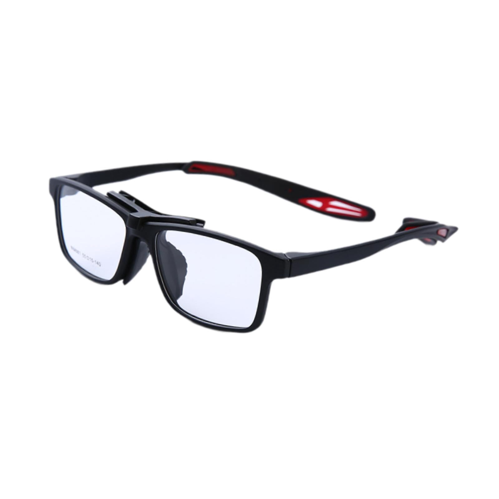 Almencla Basketball Glasses Anti Fog Racquetball Goggles for Basketball Tennis Soccer Red