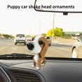 thumbnail image 4 of Resin Bobble Head Car Ornament – Spring-Shaking Dashboard Decor for Cars/Trucks, Multi-Color Self-Cleaning Auto Accessories ,4.3in Brown, 4 of 8