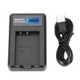 thumbnail image 1 of Fyydes Camera Battery Charger , Portable Battery Charger for LP-E17,LP-E17 Battery Charger Single Slot USB Charging with LCD Screen for Canon EOS M3 M5 M6 760D, 1 of 7