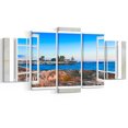 thumbnail image 2 of Design Art - Open Window to Blue Seashore, 2 of 3