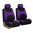 thumbnail image 2 of FH Group Light & Breezy Flat Cloth Car Seat Cover Set Full Set for Car Truck SUV Van, 2 of 5