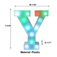 thumbnail image 3 of HOARBOEG Guirlande Lumineuse LED Colorée avec Télécommande – Lettres de Fête avec Lumières Décorations pour la Maison - Multicolore, 3 of 8