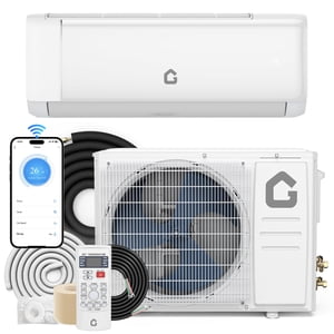 12000 BTU Haute efficacité Mini Séparer Air Conditionneur & Chaudière – Centre sans conduit AC – 22 SEER2 Onduleur – WiFi & Télécommande – Refroidis/Chauffe jusqu'à 750 Sq.Ft – Compatible avec Alexa