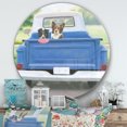 thumbnail image 3 of Designart 'Jour de Jeu pour Chiens' Art Mural en Métal Style Ferme, 3 of 3