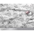 thumbnail image 2 of Soimoi Rayon Fabric Yacht & Architecture Structure Architectural Print Sewing Fabric Yard 56 Inch Wide, 2 of 3