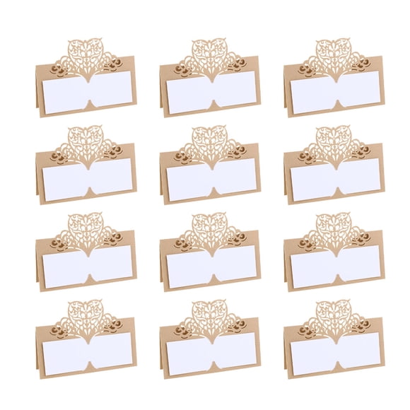 Miangastore Butterfly Name Place Cards for Wedding Table Decor Paper Party Seat Cards with Beautiful Design 24 Pieces Multi Color
