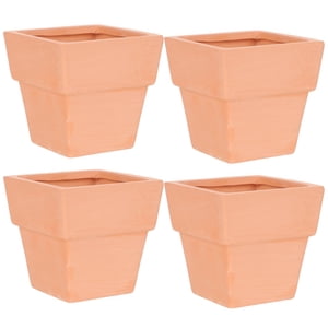 4Pcs Plant Pots Indoor Ceramic Flower Pots Garden Planter Succulent Plant Pot Cactus Plant Pot