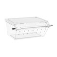 thumbnail image 4 of Almencla Reptile Breeding Box Breathable Carrier Clear for Chameleons Geckos Silkworm white, 4 of 8