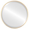 thumbnail image 1 of Singapore Framed Round Mirror - Gold Leaf - 25" x 25", 1 of 7