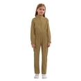 thumbnail image 1 of Ocealan Combinaison de Vol à Fermeture Éclair pour Filles Enfants Combinaison Décontractée Khaki 8, 1 of 6