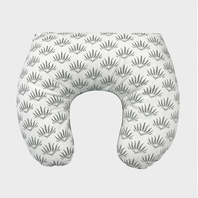 2 Pieces Ara Enfants – Green Leaves Nursing Pillow with removable cover
