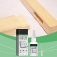 thumbnail image 1 of Jusqu'à 60 % de Rabais Ggddaa Superbond Colle Liquide Polyvalente Adhésive Sans Joint Patch et Transparente pour Matériaux à Base d'Huile 40 ml Blanc 1 * Colle+1 * Compte-Gouttes, 1 of 9