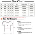 thumbnail image 3 of Nouveau Femmes Tops 2023 Printemps Patchwork Lettre Imprimé Manches Longues Col Rond T-Shirt Décontracté Tops Grande Taille à Manches Longues for Women, 3 of 6