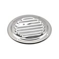 thumbnail image 1 of MARINE CITY Round Louvered Vent, 304 Grade Stainless Steel, 5 Inches, Durable and Weather-Resistant, for Kitchen, Bathroom, Study Room, Roofing, Soffit Vents, Yachts, Caravan (Pack of 1), 1 of 7