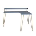 thumbnail image 4 of Ameriwood Home Haven L Desk with Riser, Black Oak, 4 of 9