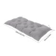 thumbnail image 3 of HHBEAUTY Indoor Outdoor Bench Cushion, Waterproof Swing Cushion Seat, Replacement Pads Pillow for Lounger Garden Furniture Patio, Comfortable Seating Pads, Stylish Garden Cushions, Easy-to-Clean, 3 of 6