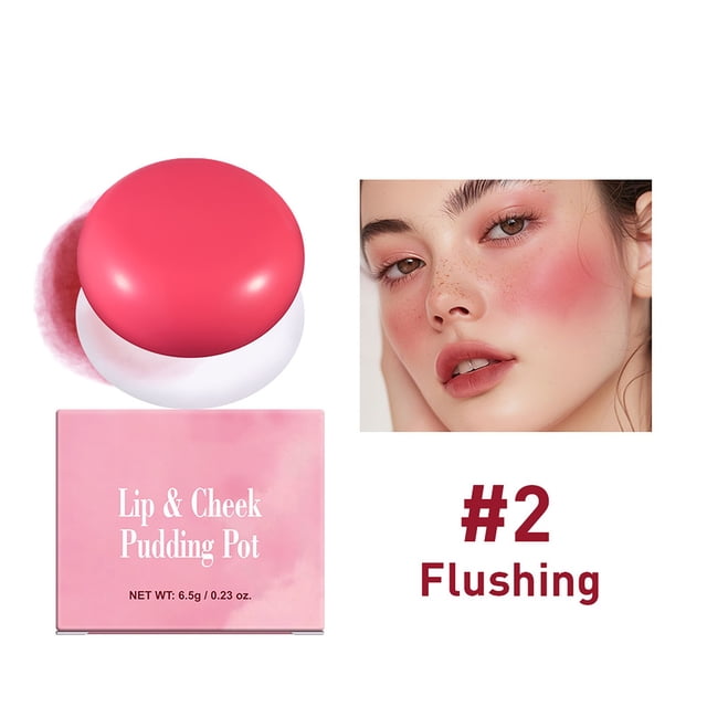 Lip And Cheek Blurry Pot Four Color Lip Clay For Lipstick And Even Blurring Pot Lip 8 Colors Pot, Makeup White Blusher