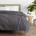 thumbnail image 2 of Bare Home Polar Fleece Bed Blanket - Lightweight - Premium Fleece - Throw, Forged Iron Gray, 2 of 8