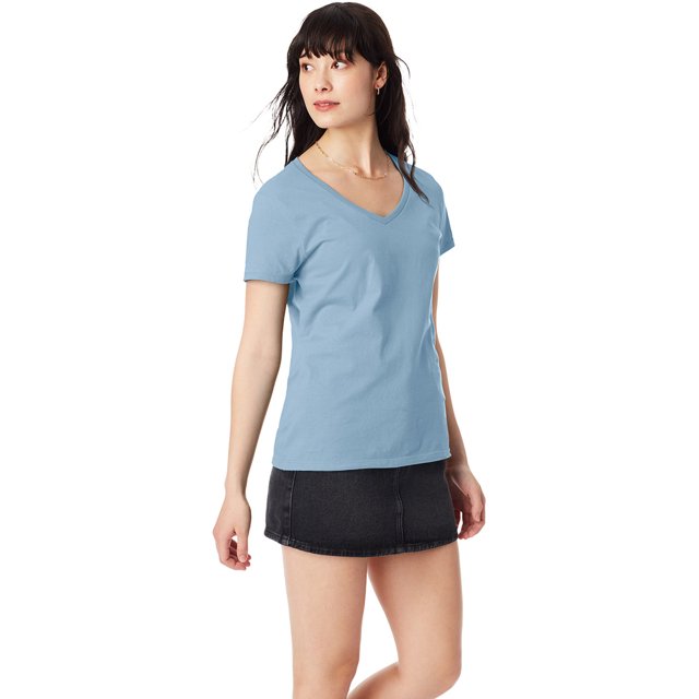 Perfect-T T-Shirt Col en V pour Femmes