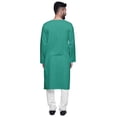 thumbnail image 3 of Atasi KurtaForMen Coupe Unie à Manches Longues pour Hommes en Coton à Col Rond, 3 of 5