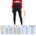 thumbnail image 4 of Leggings 2-en-1 pour Femmes Jupe en Mousseline Modal Douce Asymétrique Ajustée Danse, 4 of 8
